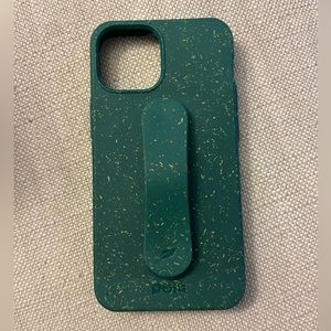 Green Pela Case with Grip for iPhone 13 mini - EUC (used 2 days)